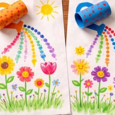 نقاشی برجسته با گوش پاک کن